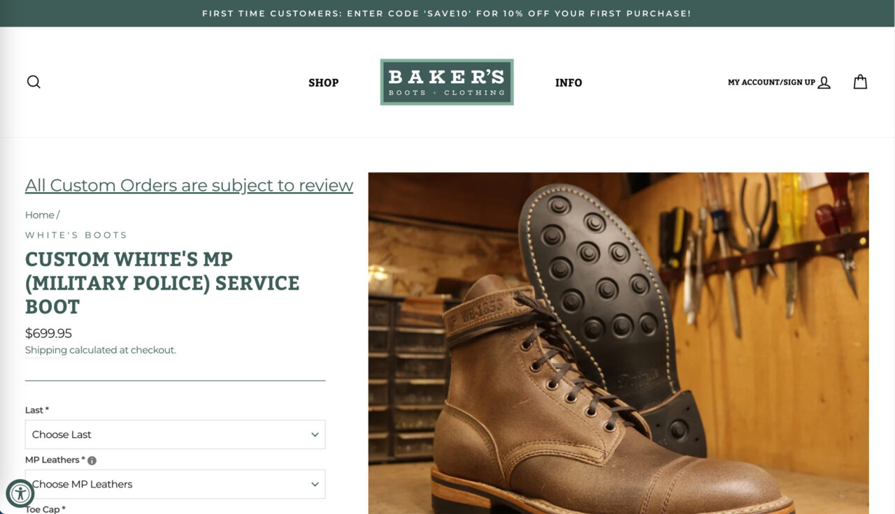 Baker's Boots